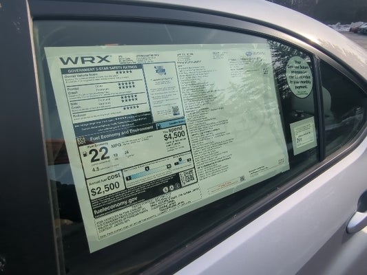 2023 Subaru WRX Base Trim Level in Mequon, WI - Sommer's Automotive