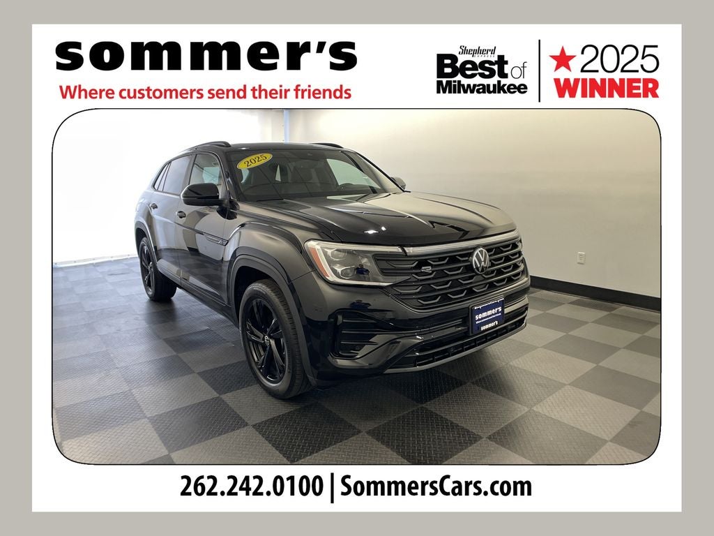 2025 Volkswagen Atlas Cross Sport 2.0T SEL R-Line Black