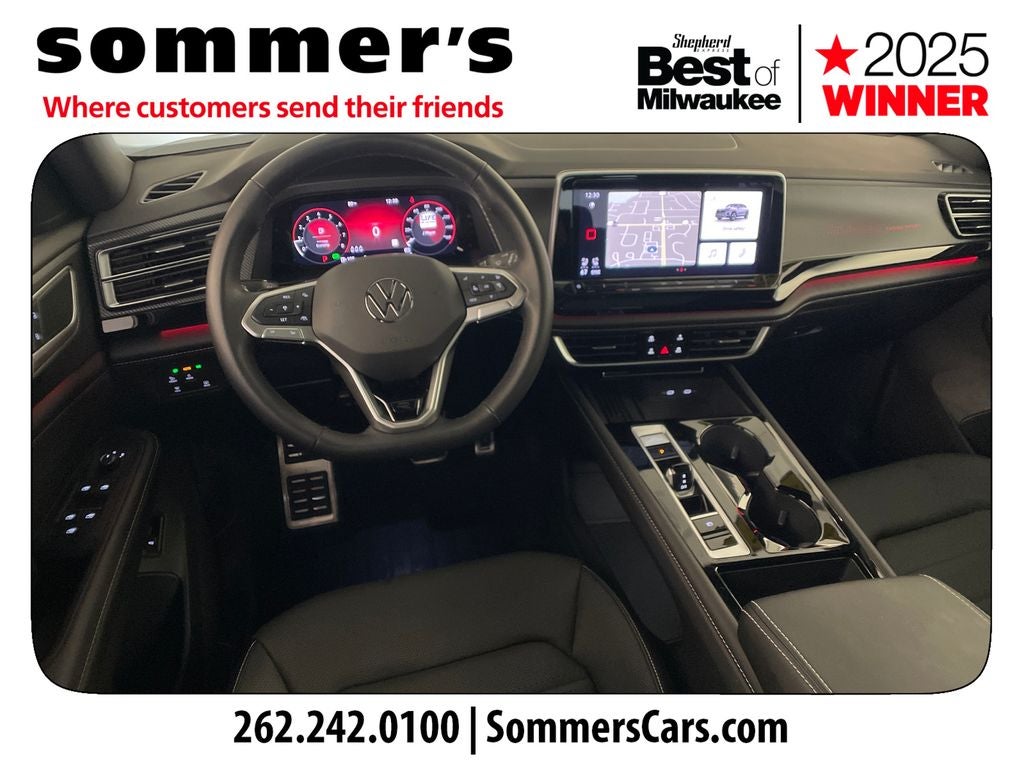 2025 Volkswagen Atlas Cross Sport 2.0T SEL R-Line Black