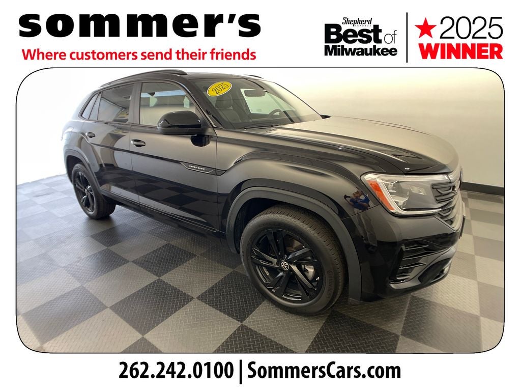 2025 Volkswagen Atlas Cross Sport 2.0T SEL R-Line Black