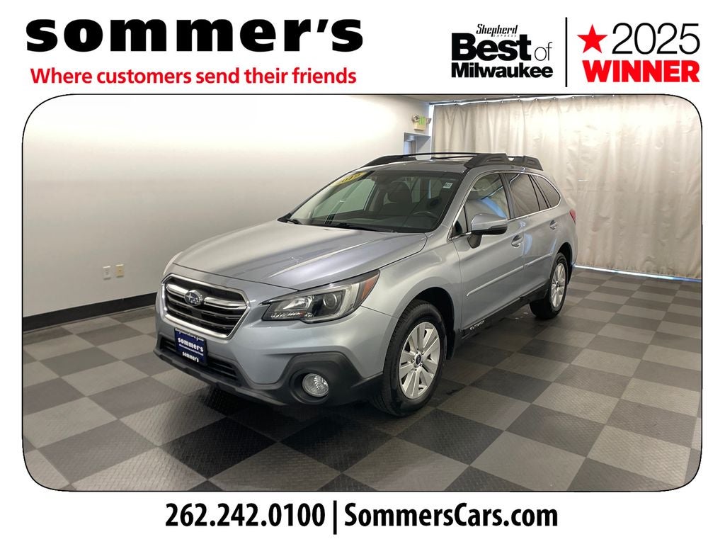Used 2019 Subaru Outback Premium with VIN 4S4BSAHCXK3396376 for sale in Mequon, WI