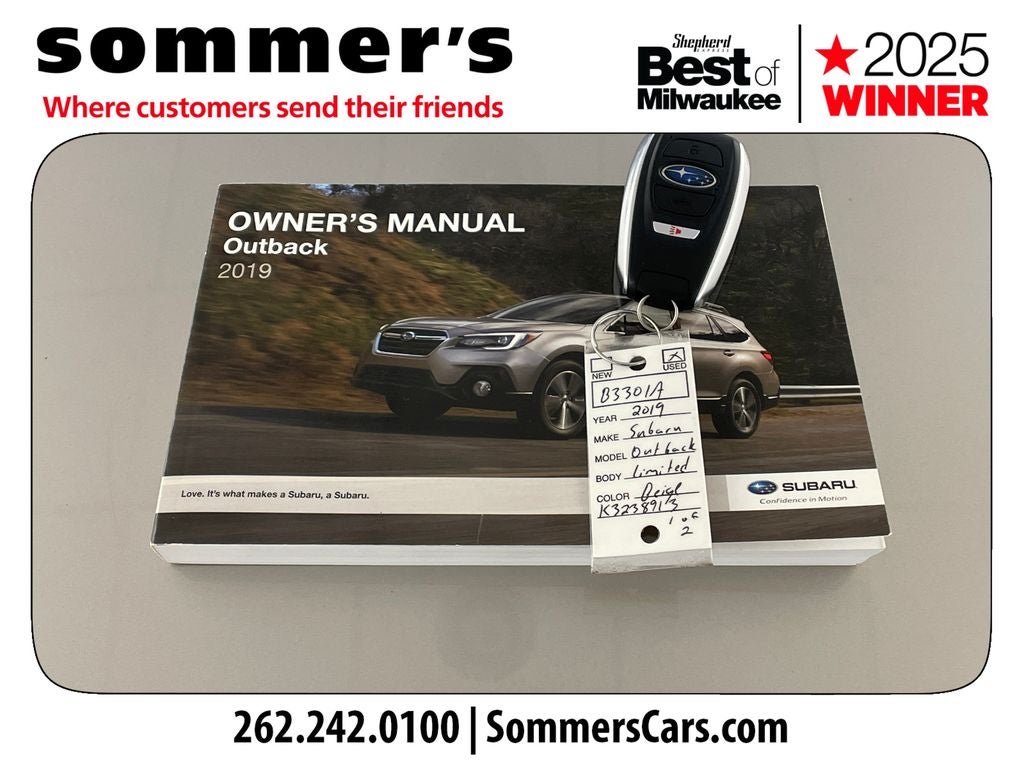2019 Subaru Outback 2.5i Limited