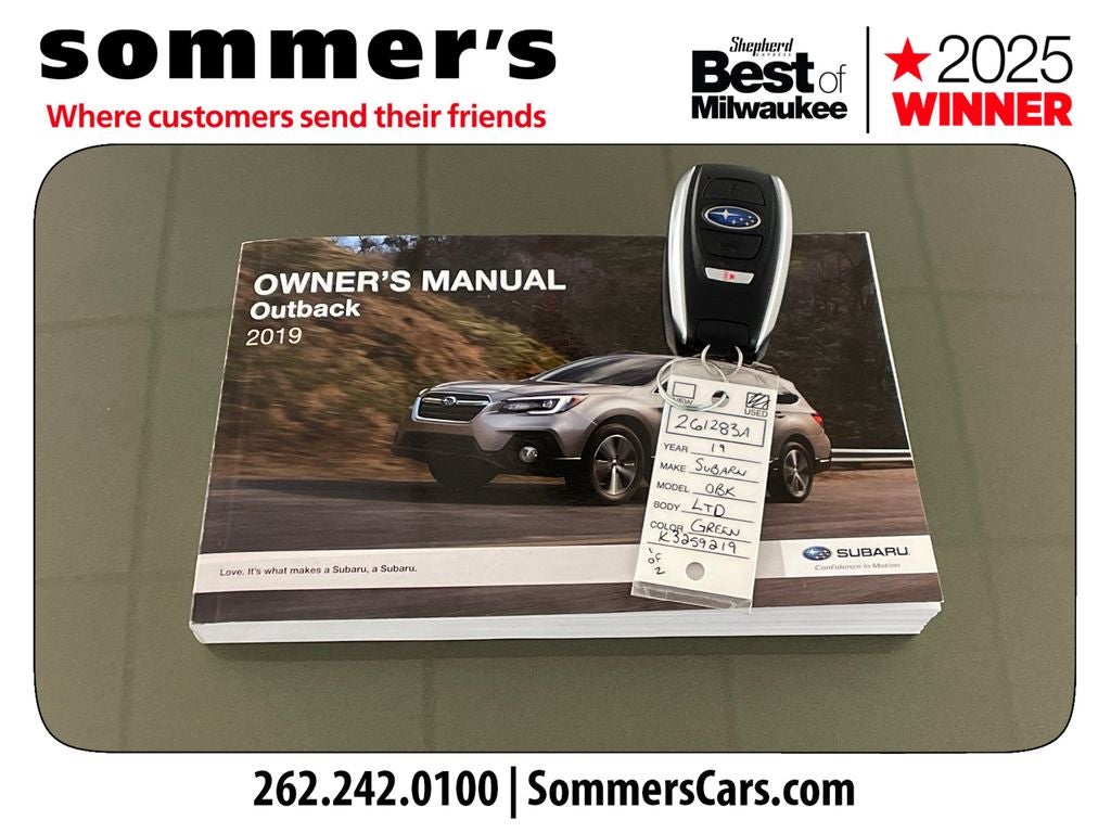 2019 Subaru Outback 2.5i Limited