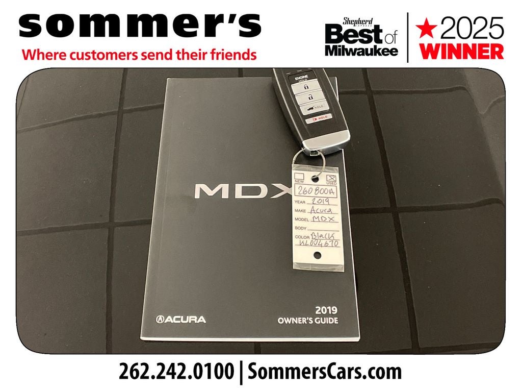 2019 Acura MDX 3.5L Technology Pkg w/A-Spec Pkg SH-AWD
