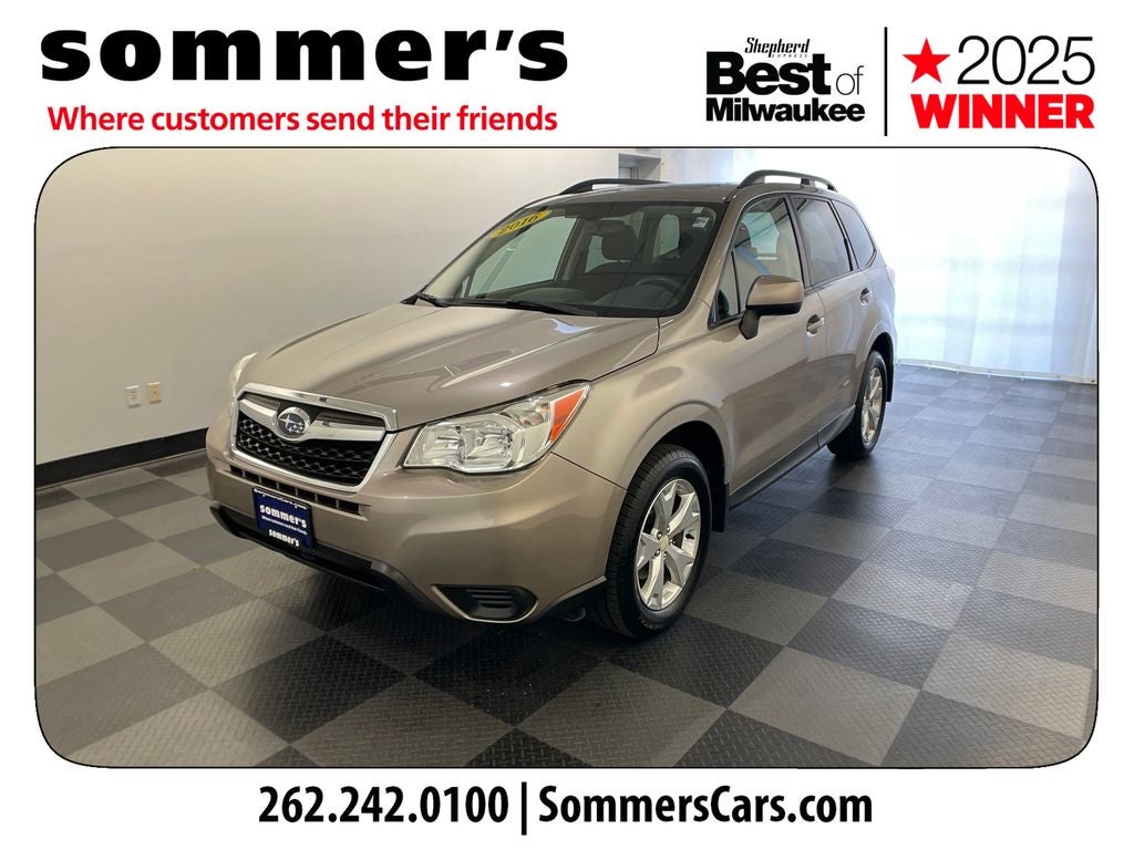Used 2016 Subaru Forester i Premium with VIN JF2SJADC2GH442663 for sale in Mequon, WI