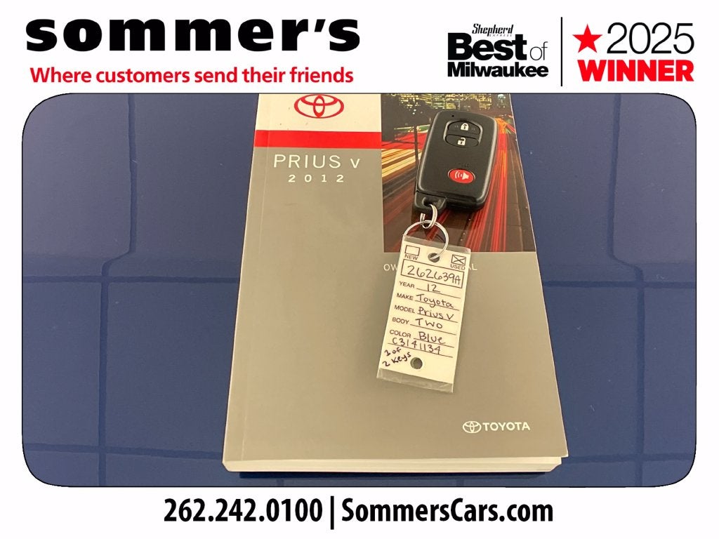 2012 Toyota Prius v Three