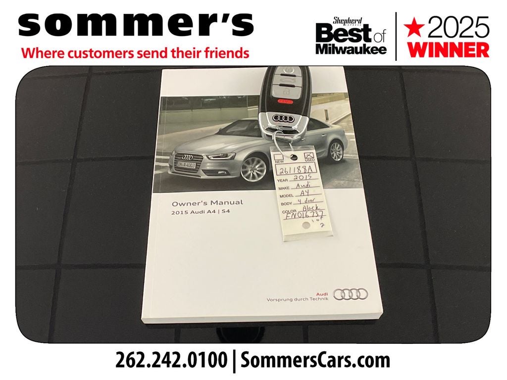 2015 Audi A4 2.0T Premium Plus quattro
