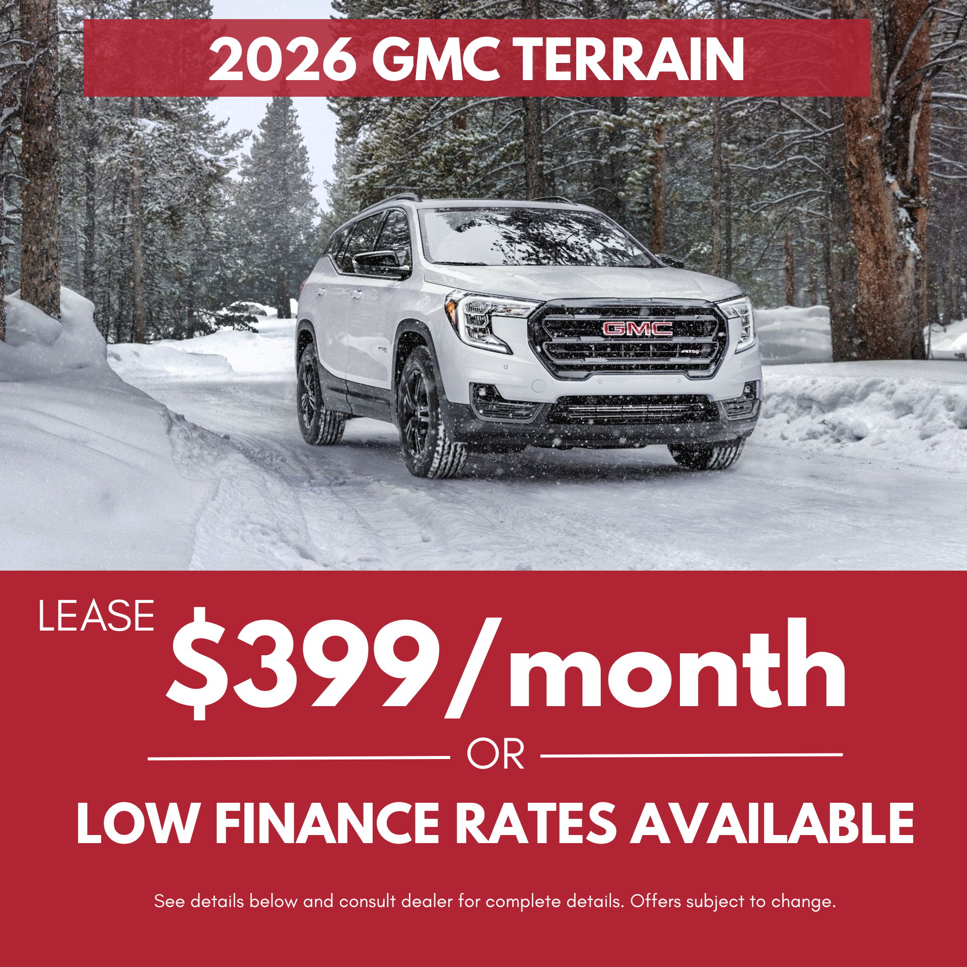 2026 GMC Terrain