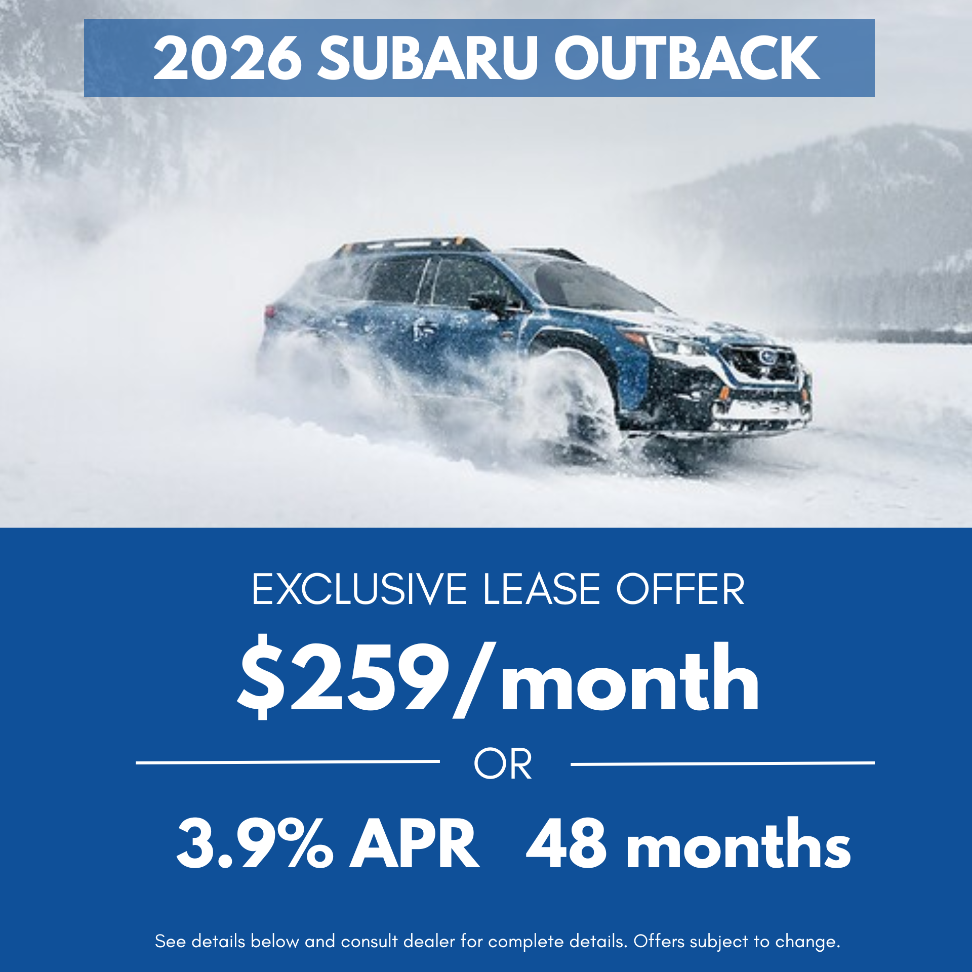 2026 Subaru Outback Premium
