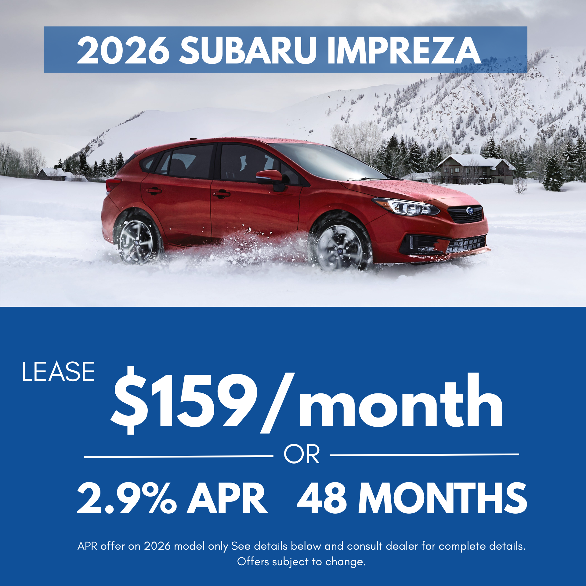 2026 Subaru Impreza Sport